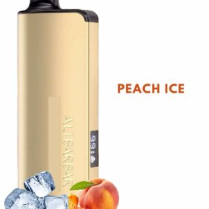 ALIBARBAR INGOT – PEACH ICE – 9000 PUFFS