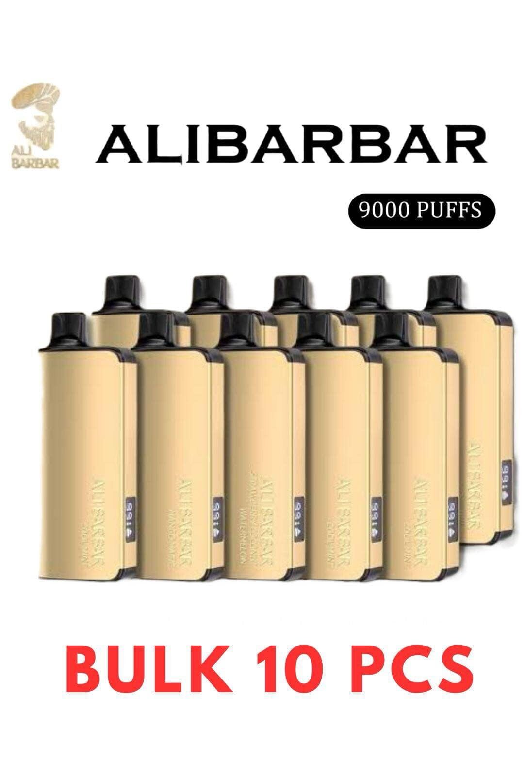 BULK 10 PCS – ALIBARBAR INGOT 9000 PUFFS – CAN MIX FLAVOURS