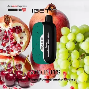 IGET Moon K5000 – Green Grape Pomegranate Cherry – 5000