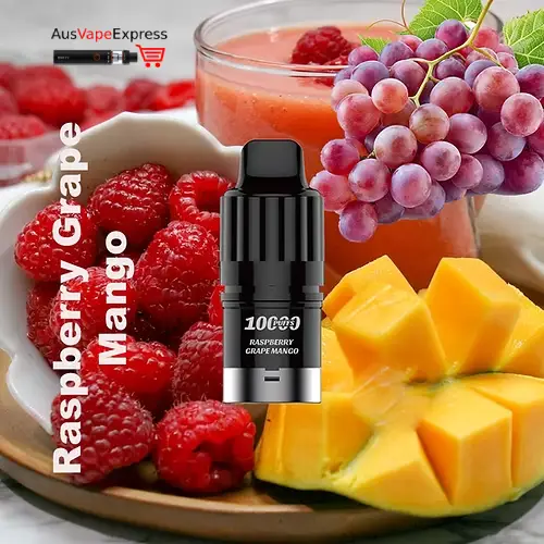 IGET Bar Plus S3 Pod Only – Raspberry Grape Mango – 10,000